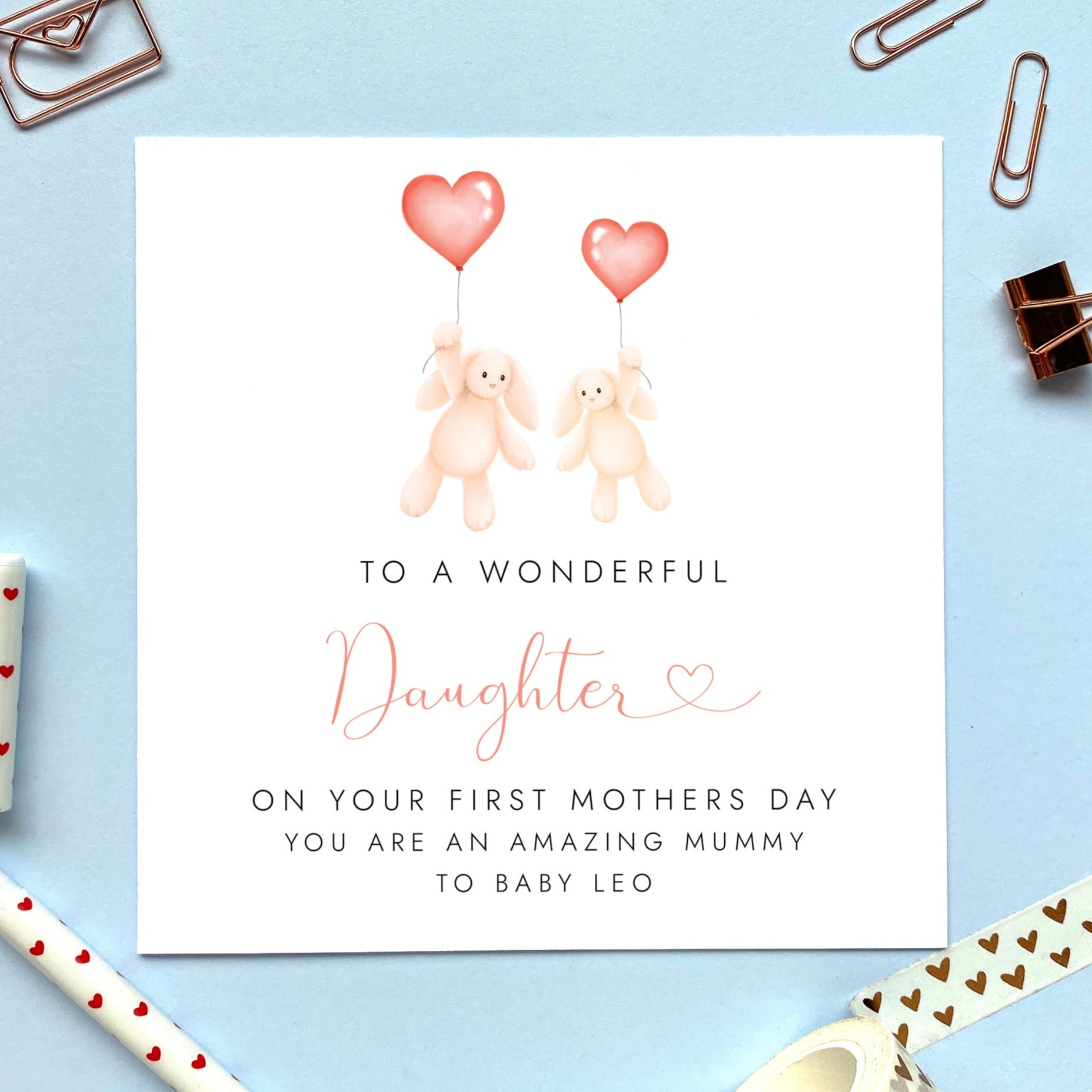 To my daughter in law on her deals first mother's day