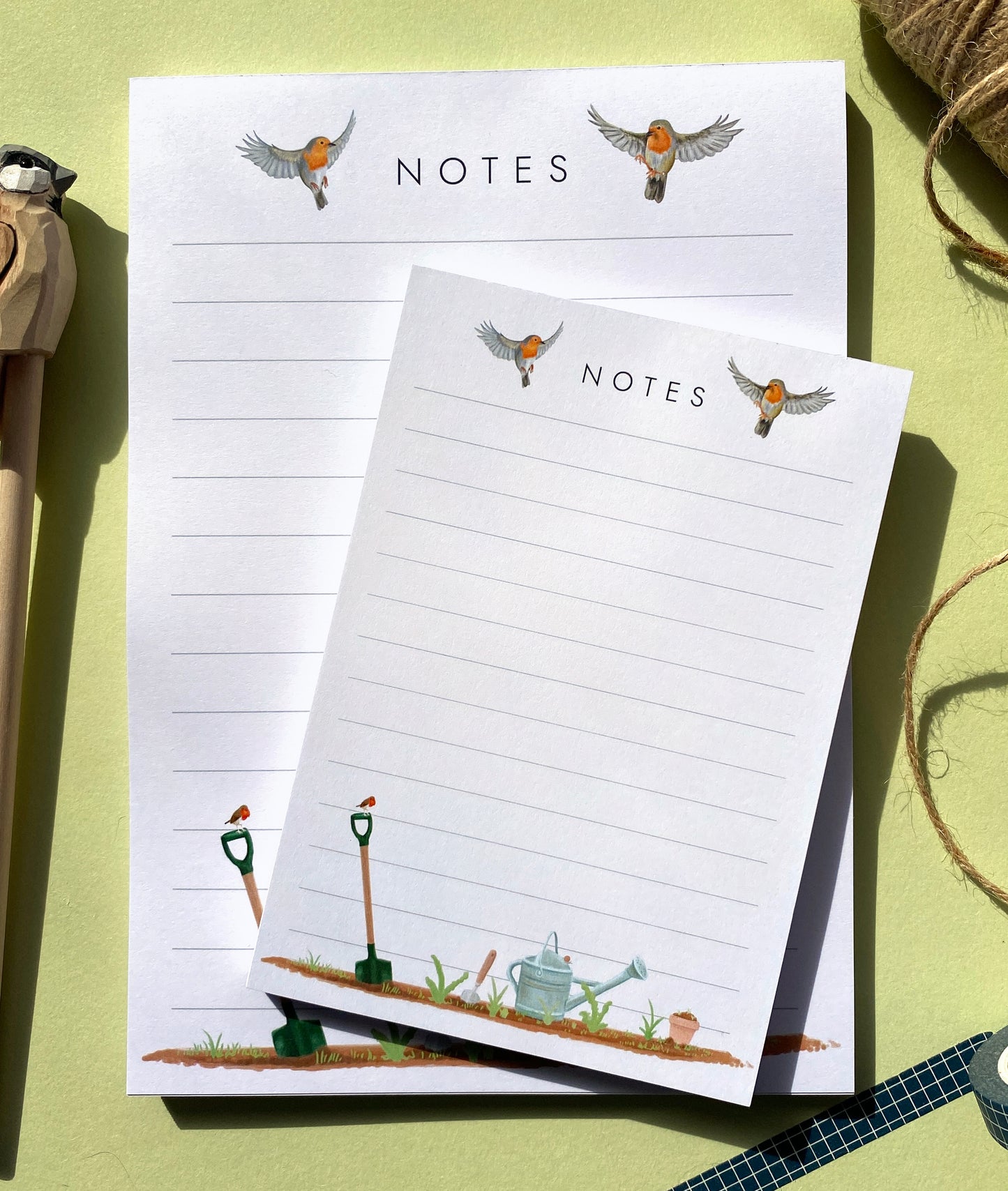 Garden Themed Notepad