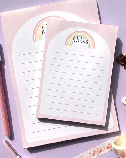 Pastel Rainbow Notepad