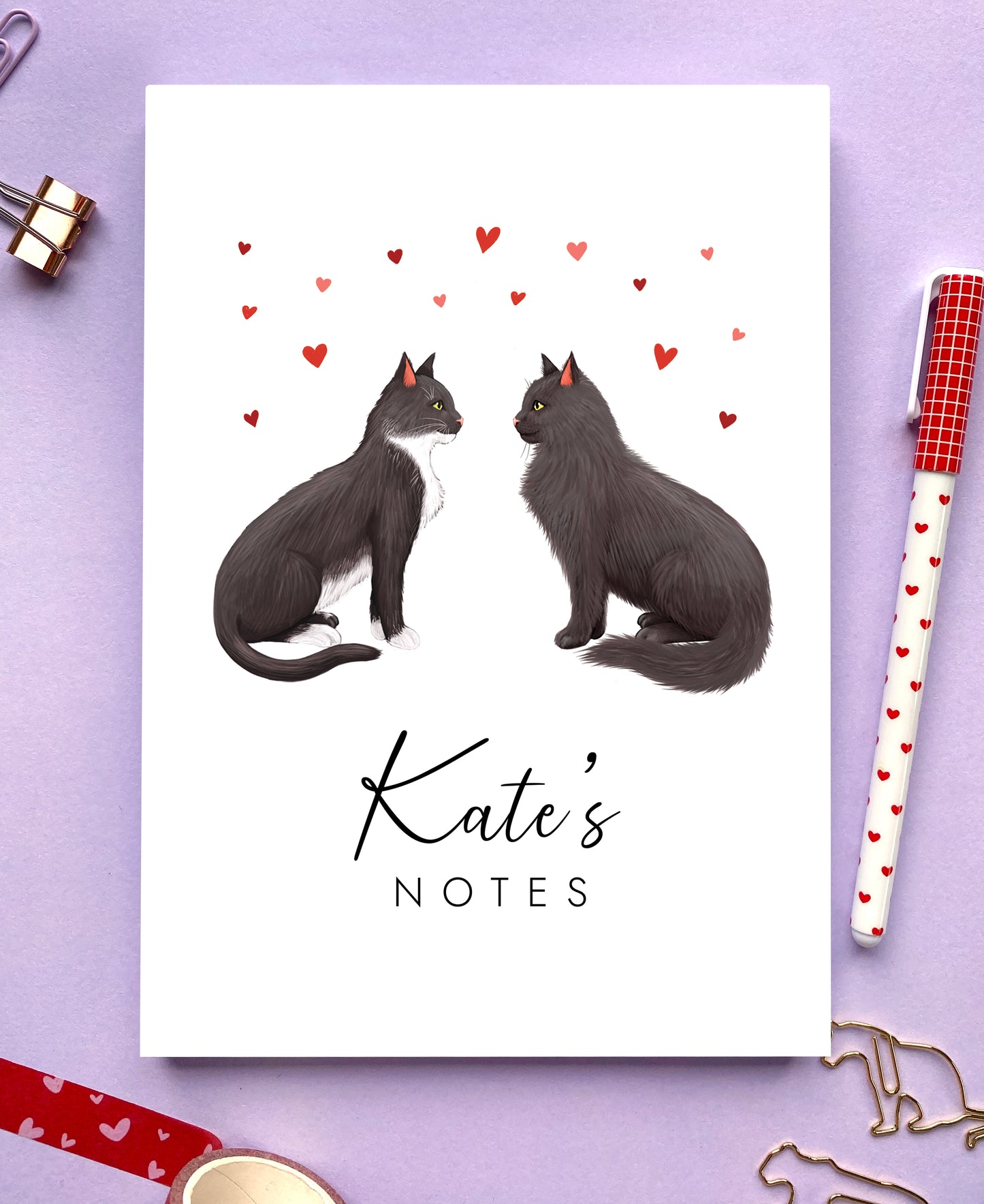 Personalised Choose the Cats Notepad