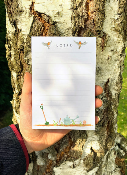 Garden Themed Notepad