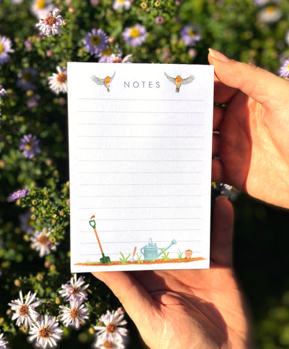 Garden Themed Notepad