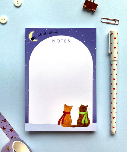 Festive Cats Notepad