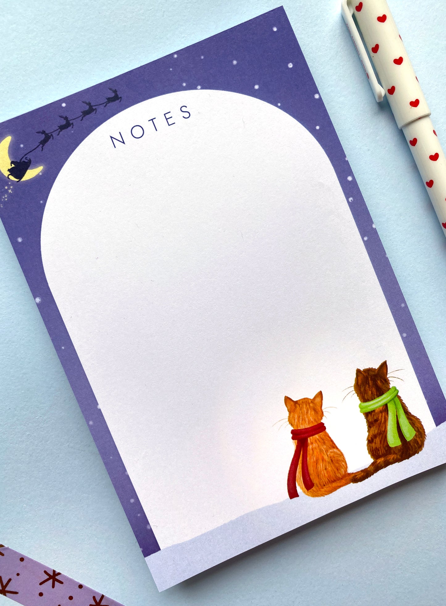 Festive Cats Notepad