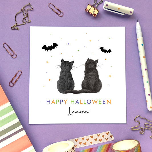 Choose the Cats Halloween Card