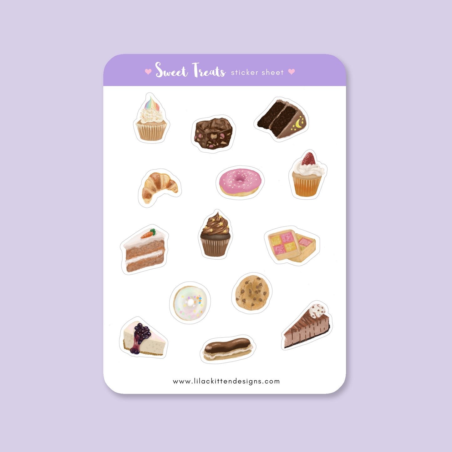 Sweet Treats Sticker Sheet