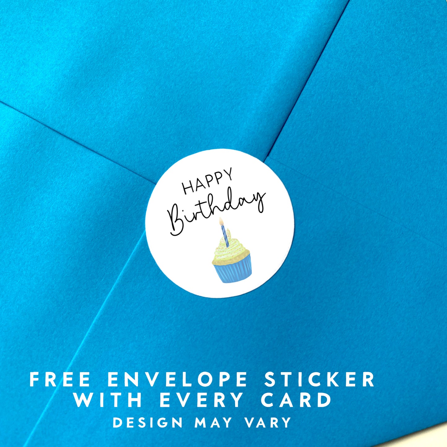 Personalised Blue Classic Car Any Age Birthday Card